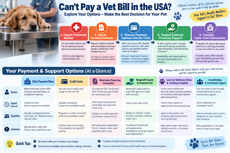 Can’t Pay a Vet Bill in the USA? 15 Real Ways to Get Help