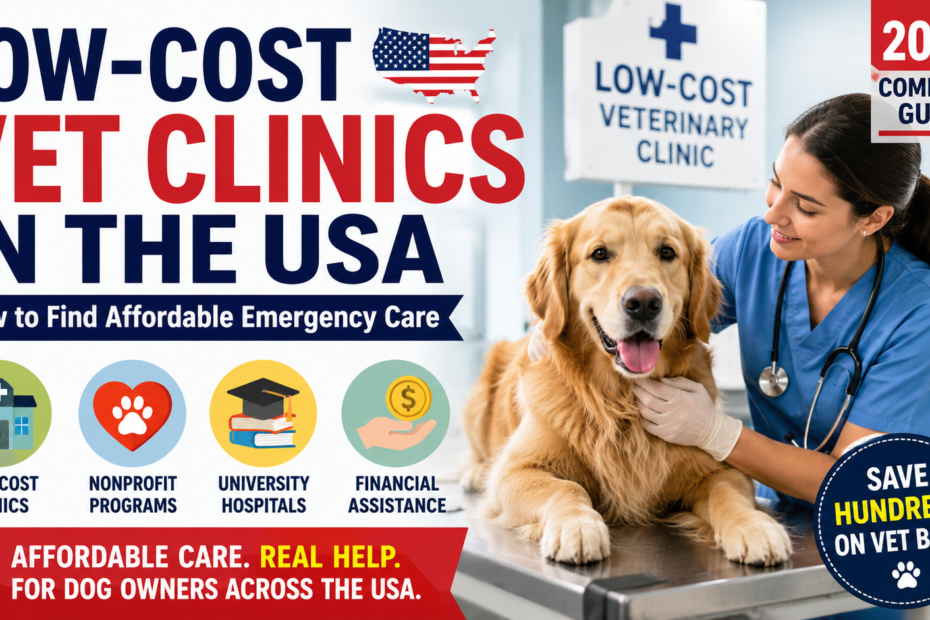Low-Cost Vet Clinics in the USA helping dog owners find affordable emergency care in 2026