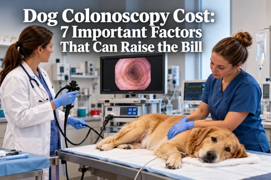 Dog Colonoscopy Cost: 7 factors that can raise the veterinary bill